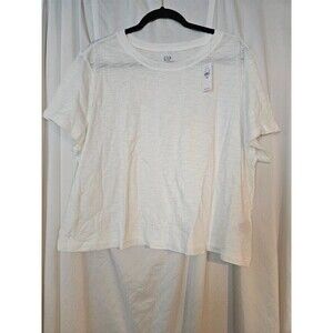 GAP Women's Size XXL ForeverSoft Crewneck‎ T-Shirt- White NWT